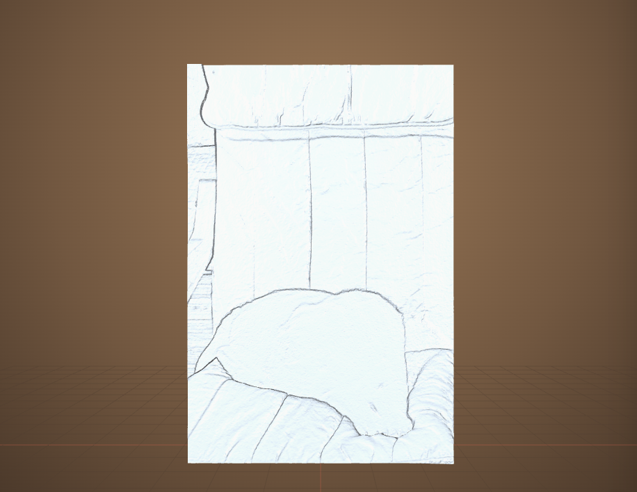 Bad example rendered lithophane preview